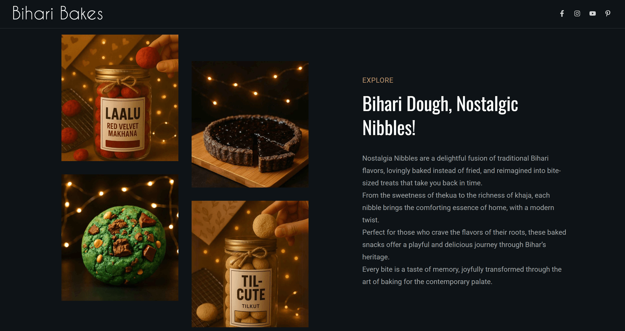 Bihari Bakes digital creative