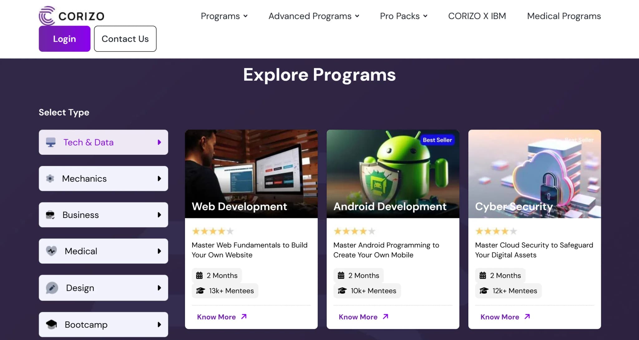 Corizo Education digital creative