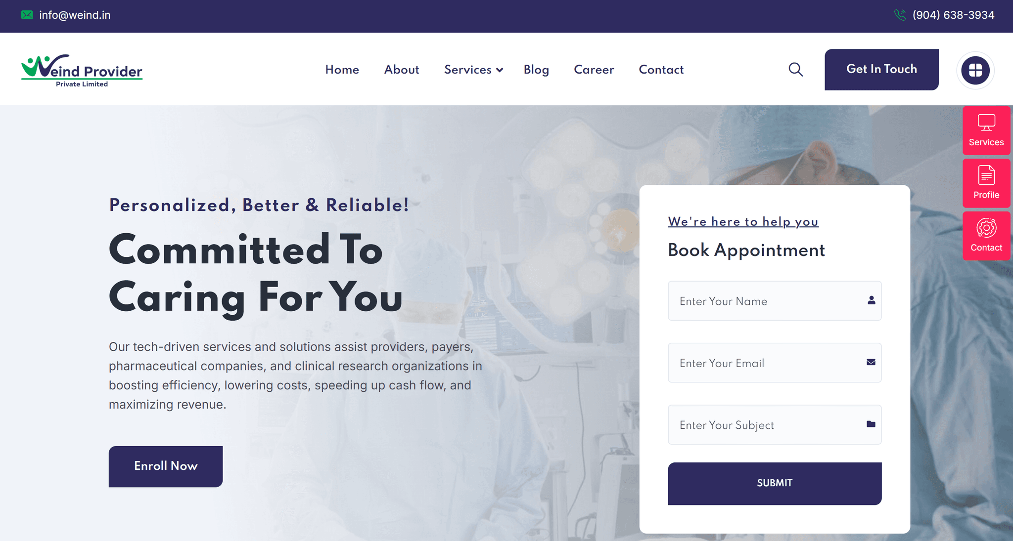 WeInd Provider Solutions campaign preview