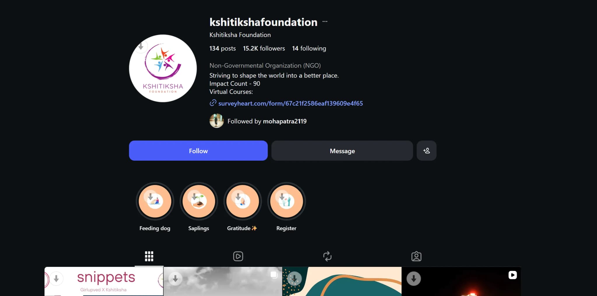Kshitiksha Foundation campaign preview