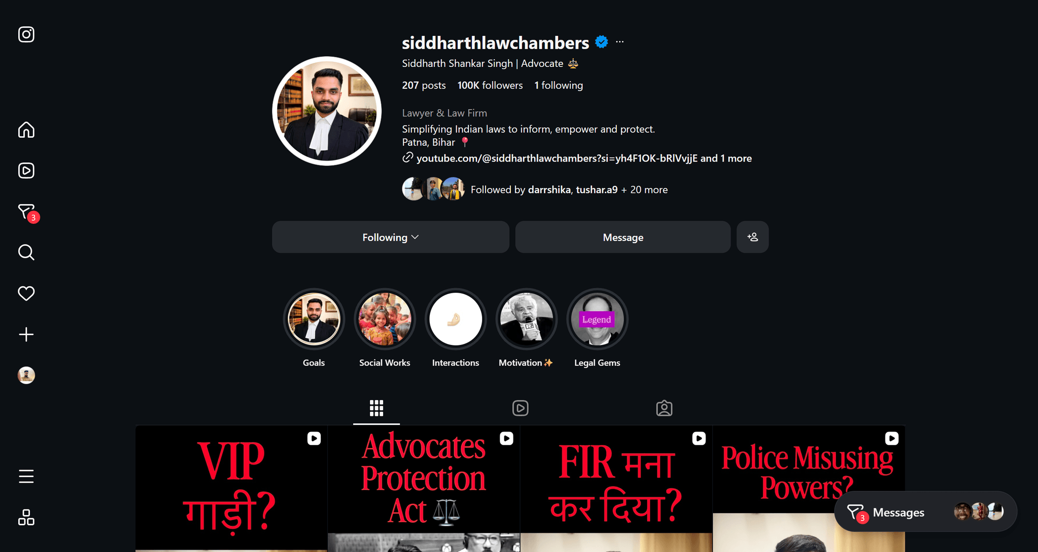 Siddharth Law Chambers campaign preview